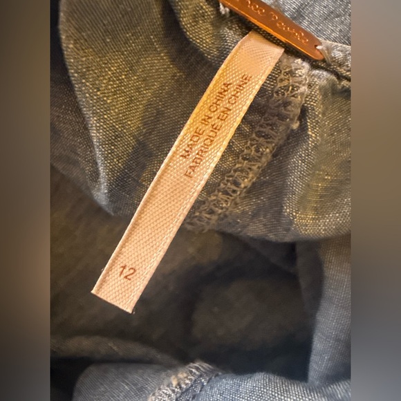 Free People Women's Blue Dance All Night Open Back Jumpsuit size 12 - Picture 6 of 16